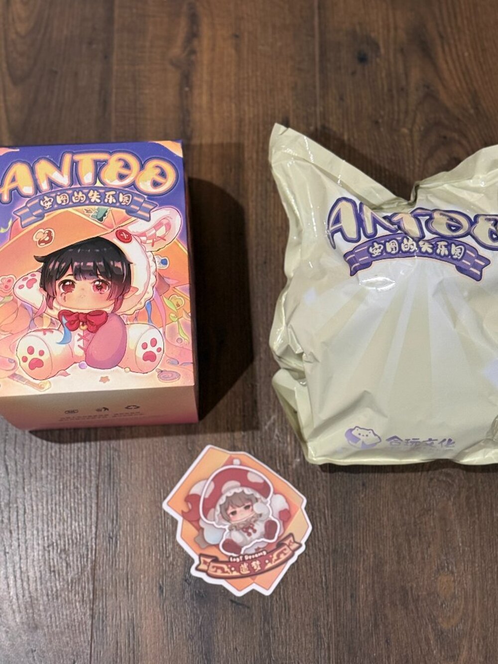 ANTOO Paradise Lost Series Blind Box Yimeng Mushroom Confirmed Figure Doll Open